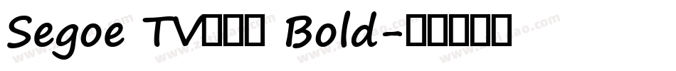 Segoe TV兰亭黑 Bold字体转换